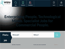 Tablet Screenshot of enjoyrecruitmentgroup.co.uk
